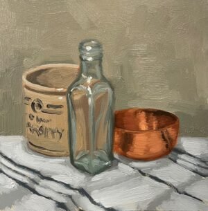 Sheila MacNally Marmalade jar, copper cup