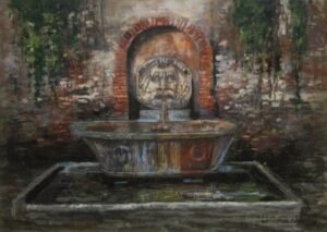 Aidan Butler Fountain, Aventino Hill Rome