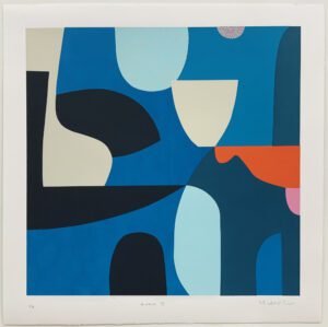 Ripple II Mary O'Connor Limited edition silk screen print 70cm x 70cm