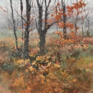 Aidan Butler Autumn Calling Pastel, 24 x 24cm