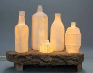 Elizabeth Petcu Beachcombed Bottles