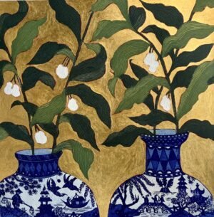 Jean Bardon Willow Pattern and Solomon’s Seal.