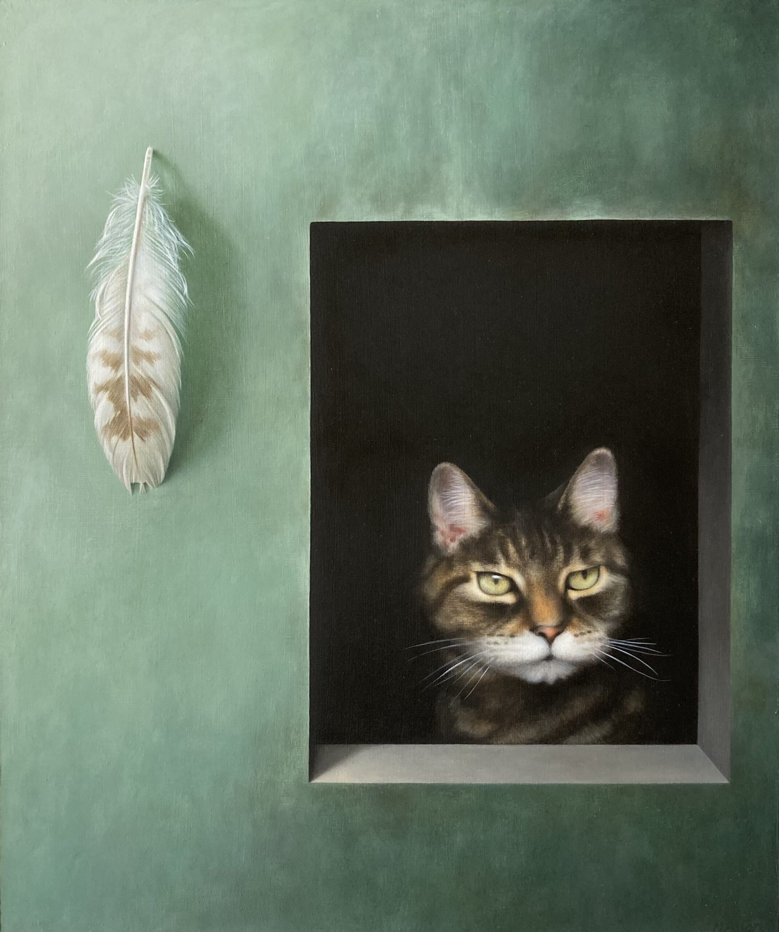 Neisha Allen Cat and Feather