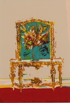 Festival Flowers Bernadette Madden screenprint