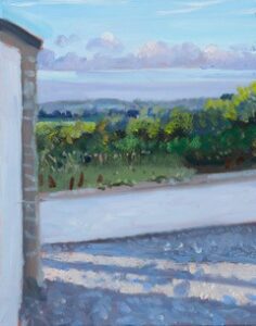Blaise Smith Sunset in the Yard 3 30 x 24cm