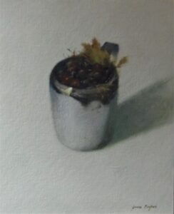 James English July Pickings. Oil 30x 25cms