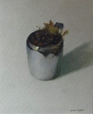 James English July Pickings. Oil 30x 25cms