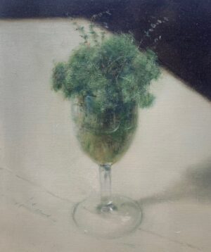 James English RHA Wine Glass and Parsley