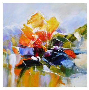 Marian Campbell Golden Moments Acrylic 85 x 85cm