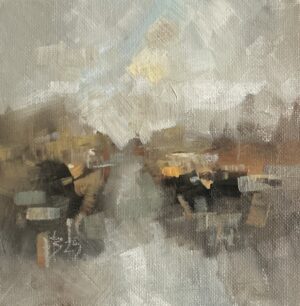 Aidan Butler Wetlands 16x14.5cm