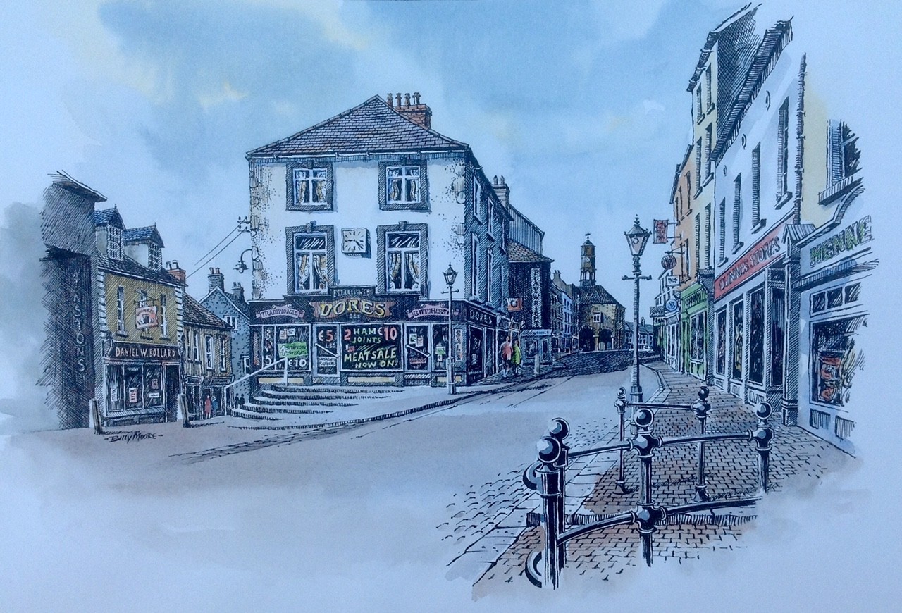 Billy Moore View of High Street Kilkenny