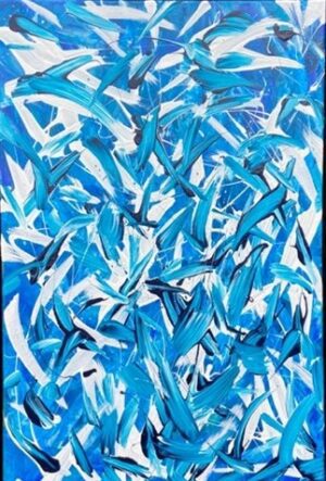 MAry Bartley Blue Bamboo