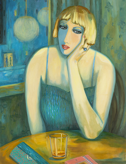 MJ Delaney 'Woman waiting, Berlin.'