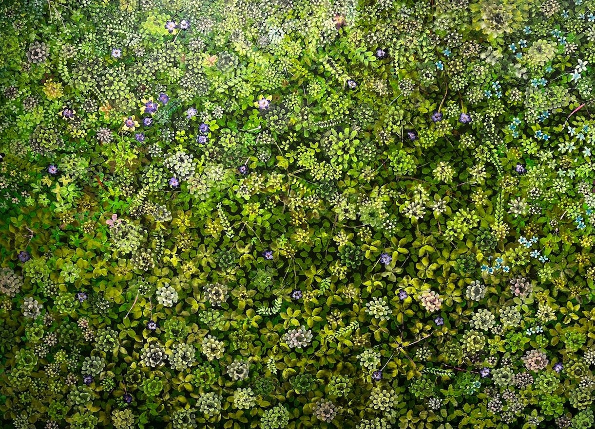 Marian Buckley Lying in clover