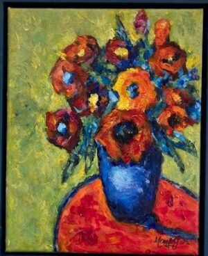 Mary O'Gorman Blue Vase II