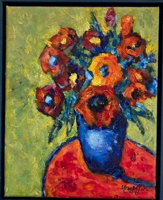 Mary O'Gorman Blue Vase II