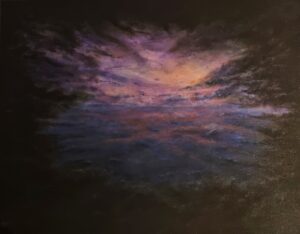 Philip McEvoy 'Breakthrough' acrylic on canvas 35 x 46 cm