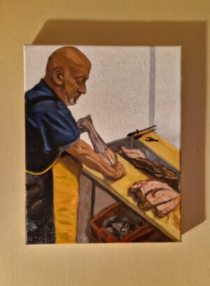 Rachel Billington Skinning Black Sole at Meylers