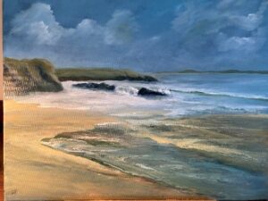 Romayne Farrell Soft Break on the Sand