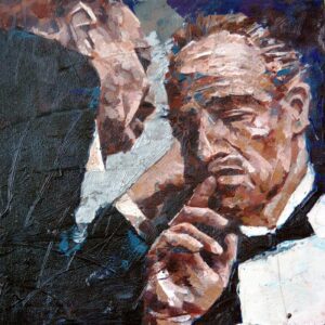 Dimitry Atvin Keep your Friends close, but Enemies closer 500X1000MM canvas