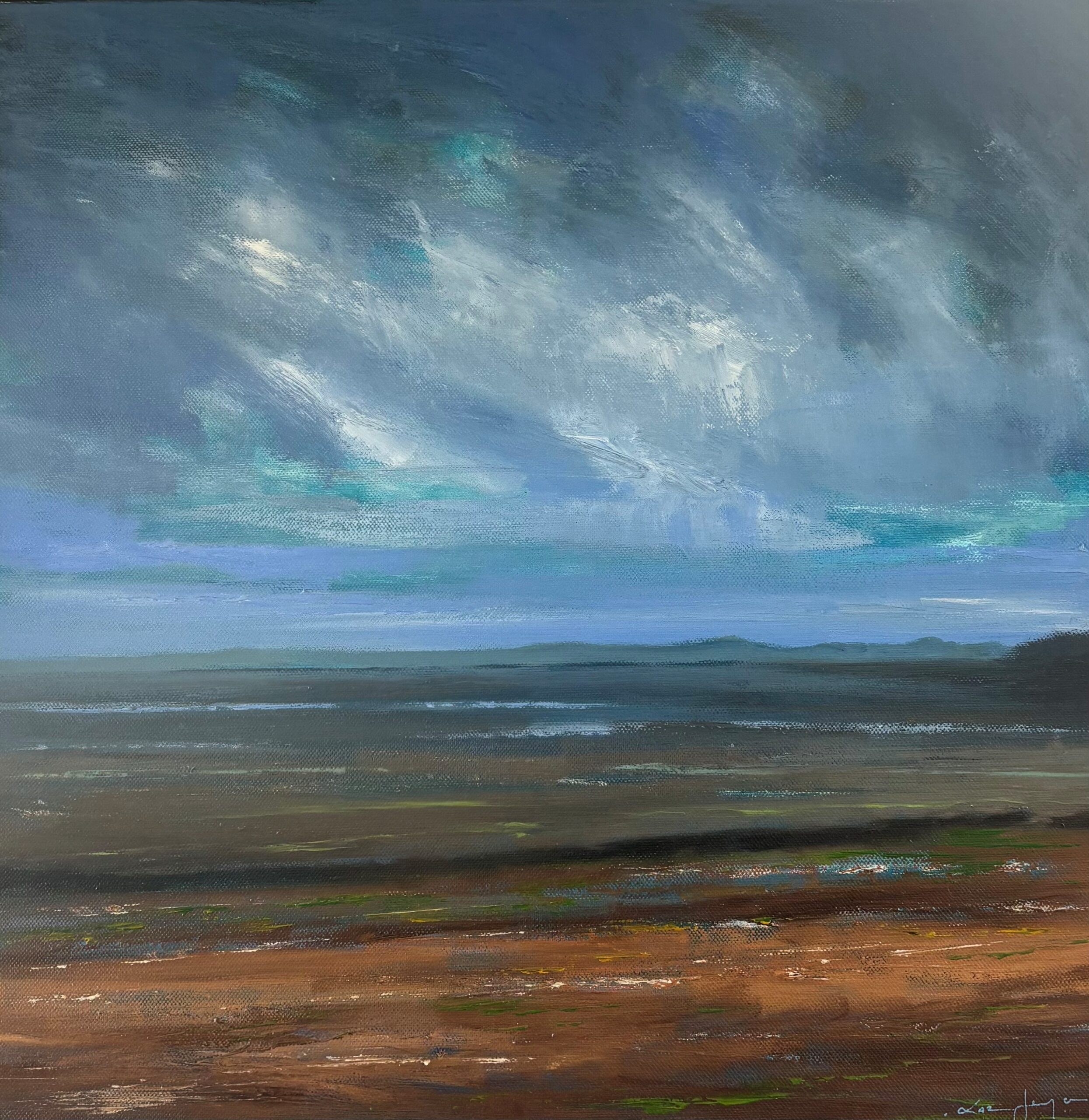 Lar Joyce Arthurstown. Acrylic and oil on canvas