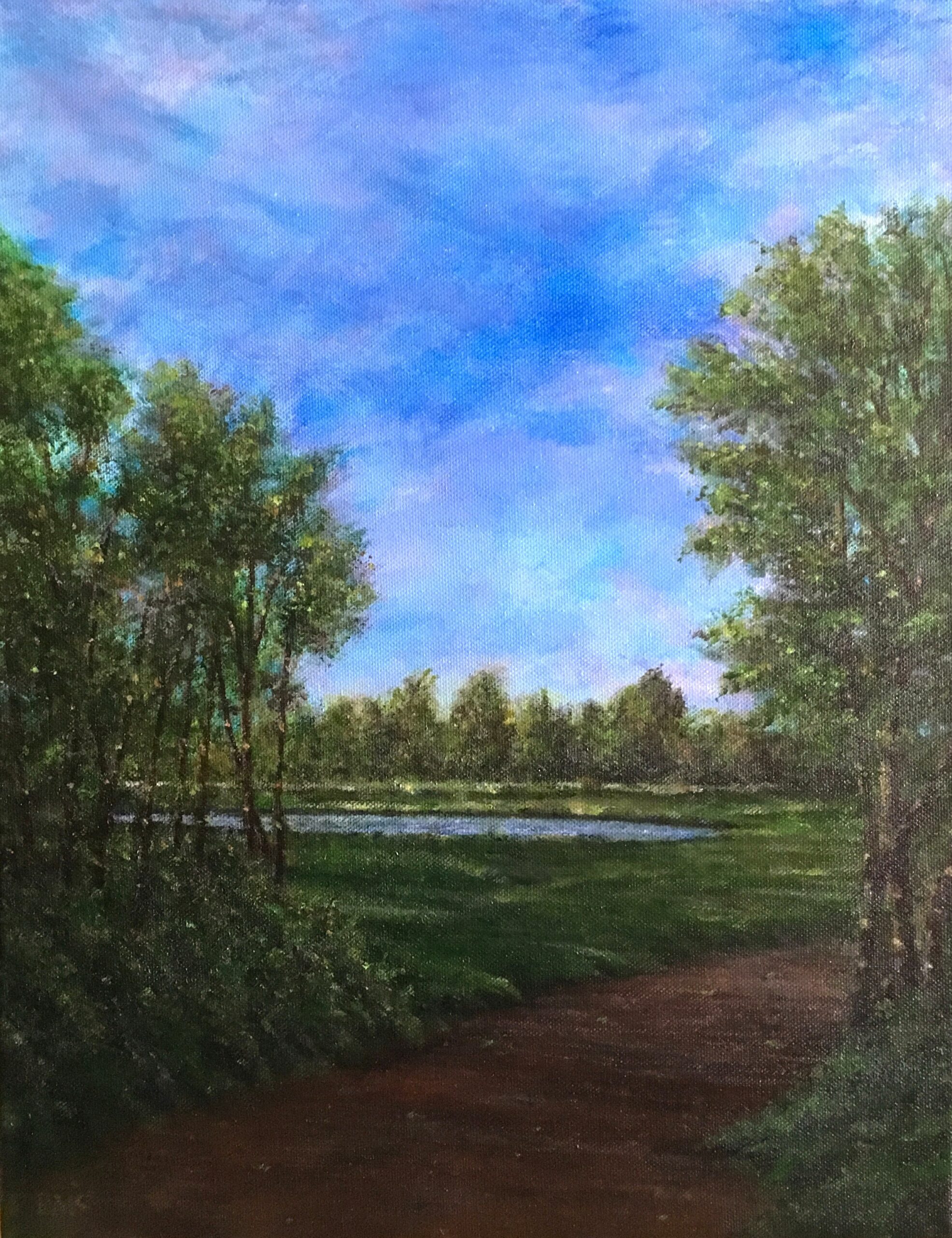 Philip McEvoy 'Reverie' acrylic on canvas 46 x 35 cm