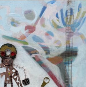 Marine Kearney The land we speak 40cm x 40cm