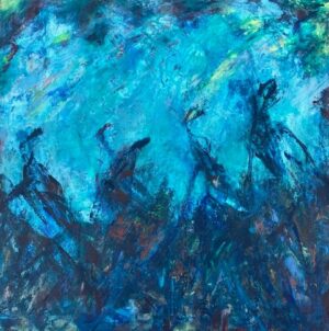 Stella Gilmartin Dancing hares