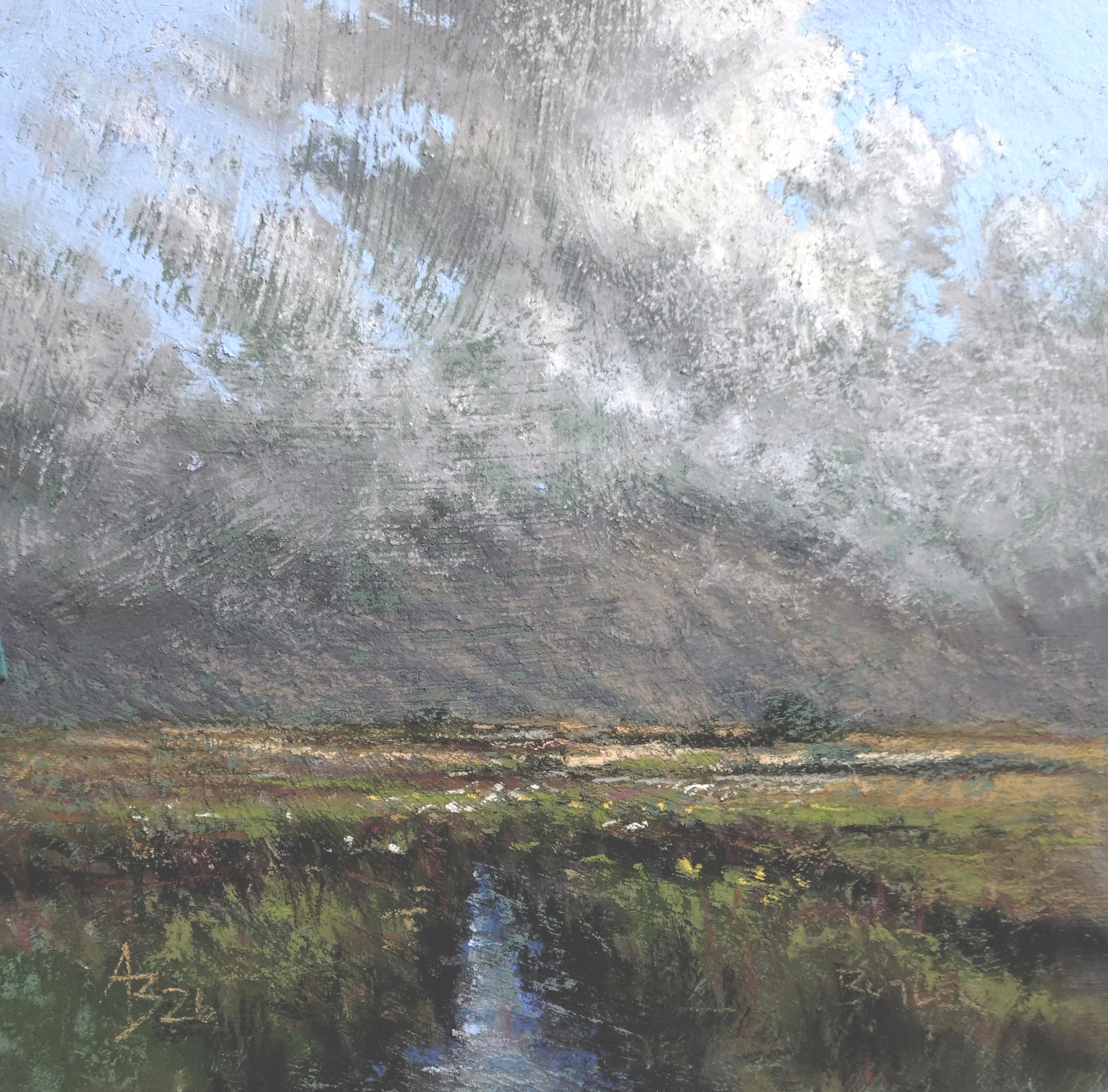 Aidan Butler Atlantic Weather Warning, Co Mayo Pastel