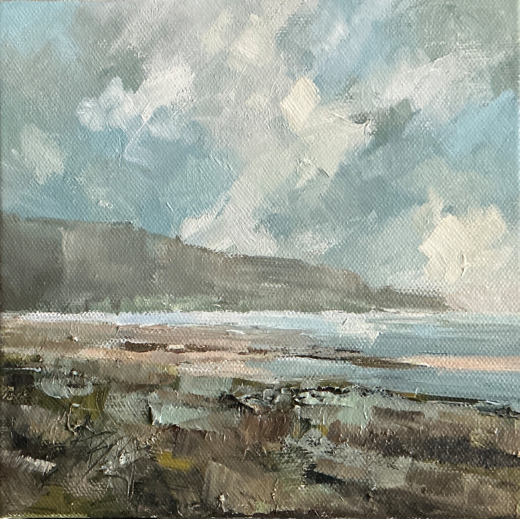 Aidan Butler West Coast Sky 20x20cm