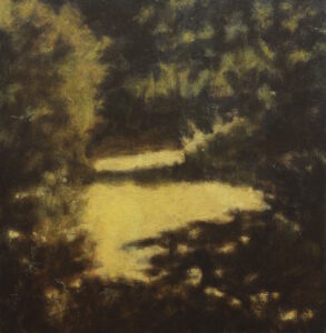 KEITH WILSON 'DAYS AHEAD, 21', Oil on panel, 280mm x 270mm, 2025
