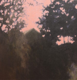 KEITH WILSON 'DAYS AHEAD, 23', Oil on panel, 280mm x 270mm, 2025
