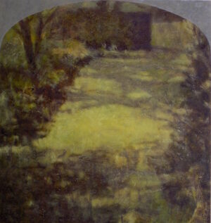 KEITH WILSON 'THINGS TO COME, 15', Oil on Panel, 290mm x 270mm, 2025