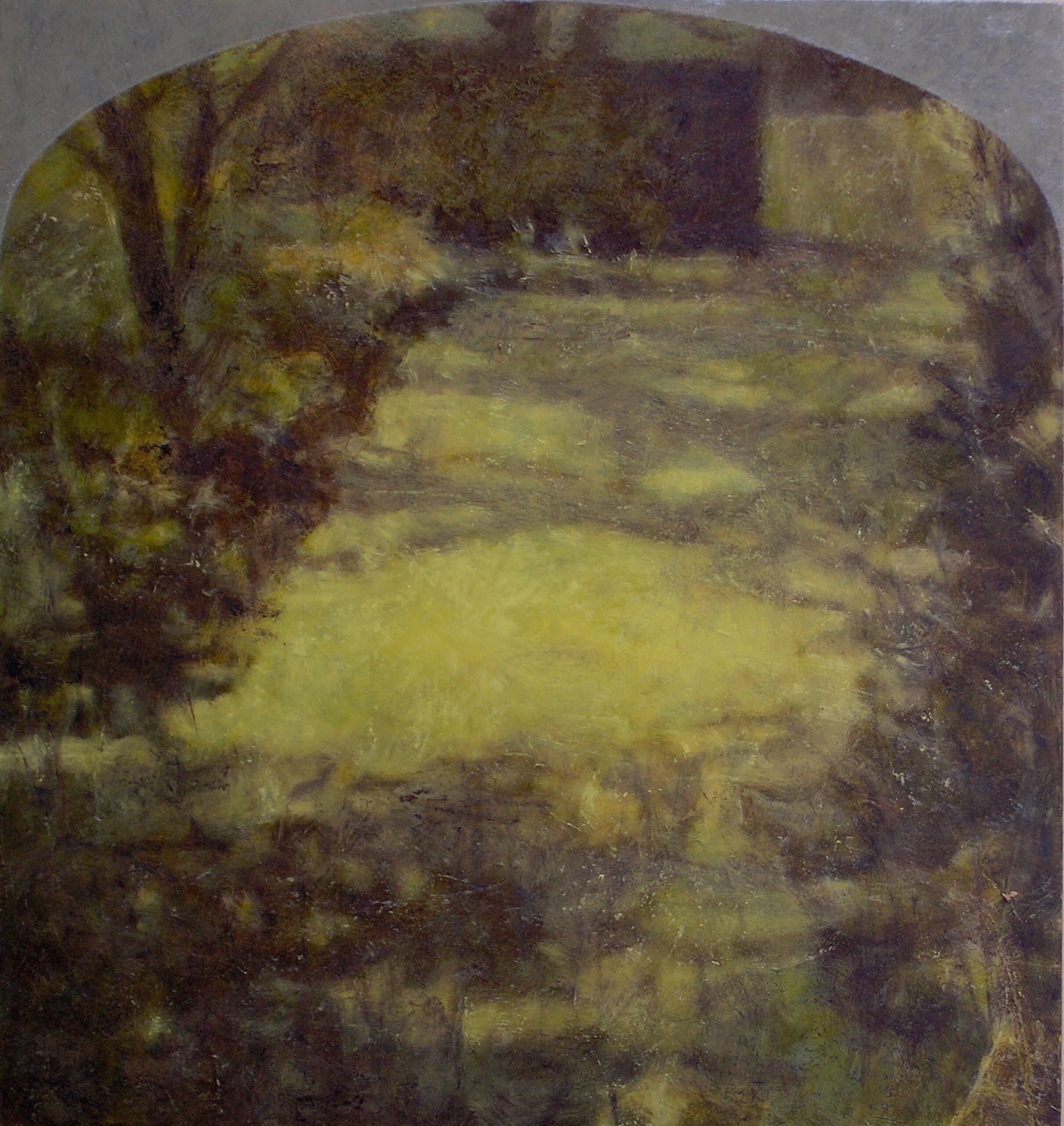 KEITH WILSON 'THINGS TO COME, 15', Oil on Panel, 290mm x 270mm, 2025