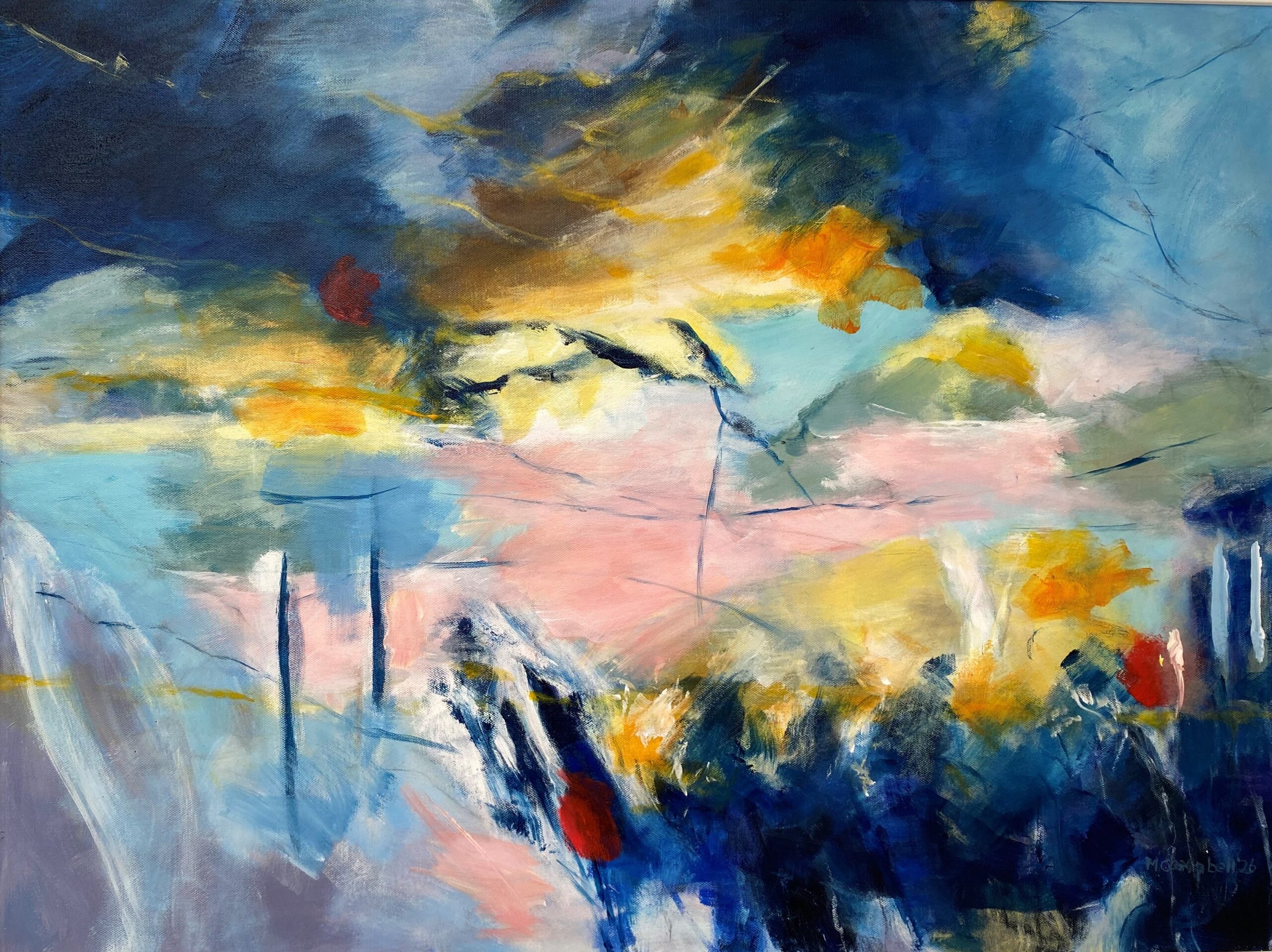 Marian Campbell Summer Skyscape Acrylic