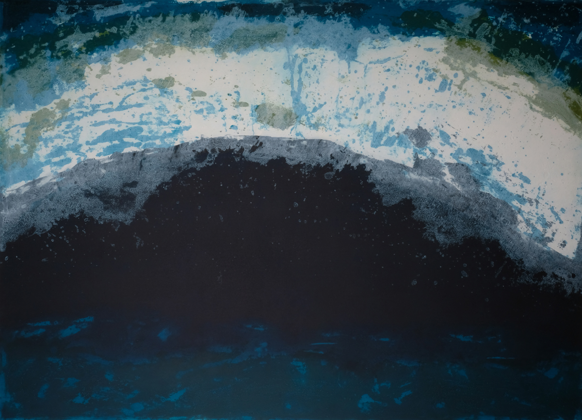 22 Gwen ODowd TONN 1 Carborundum 95cmsX128cms framed