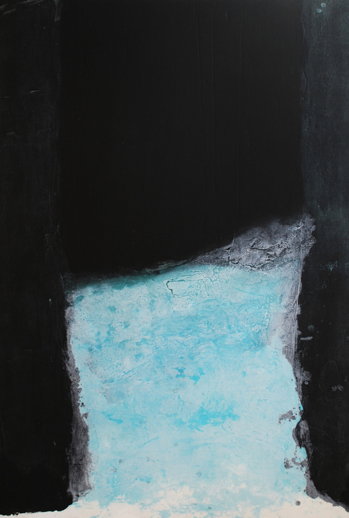 25 Gwen ODowd Spaces II Carborundum 140cmsx96cms