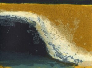 27 Gwen ODowd Tonn Study 2 carborundum 38cmsx40cms framed