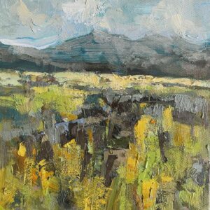 Aidan Butler Late Summer Afternoon Oil on canvas 20x20cm