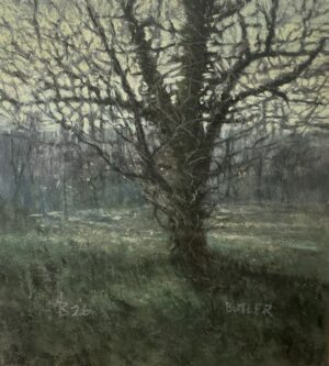 Aidan Butler Twilight Walk Pastel 23x19