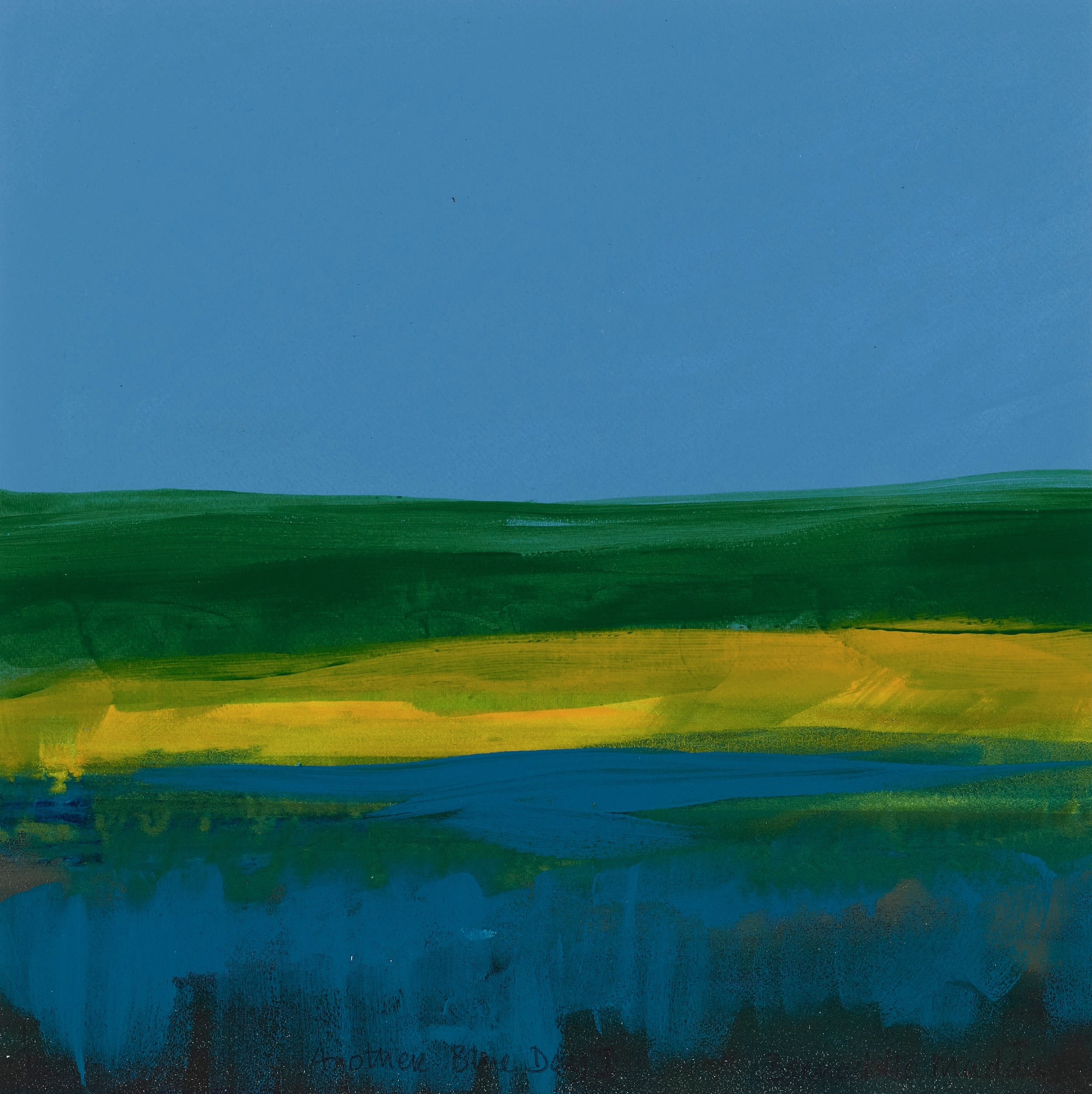 Bernadette Madden Another Blue Day 1, Screenprint