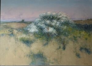 James English The Flowery Mound Oil 70 x 100cm