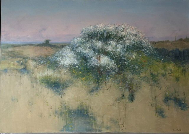 James English The Flowery Mound Oil 70 x 100cm