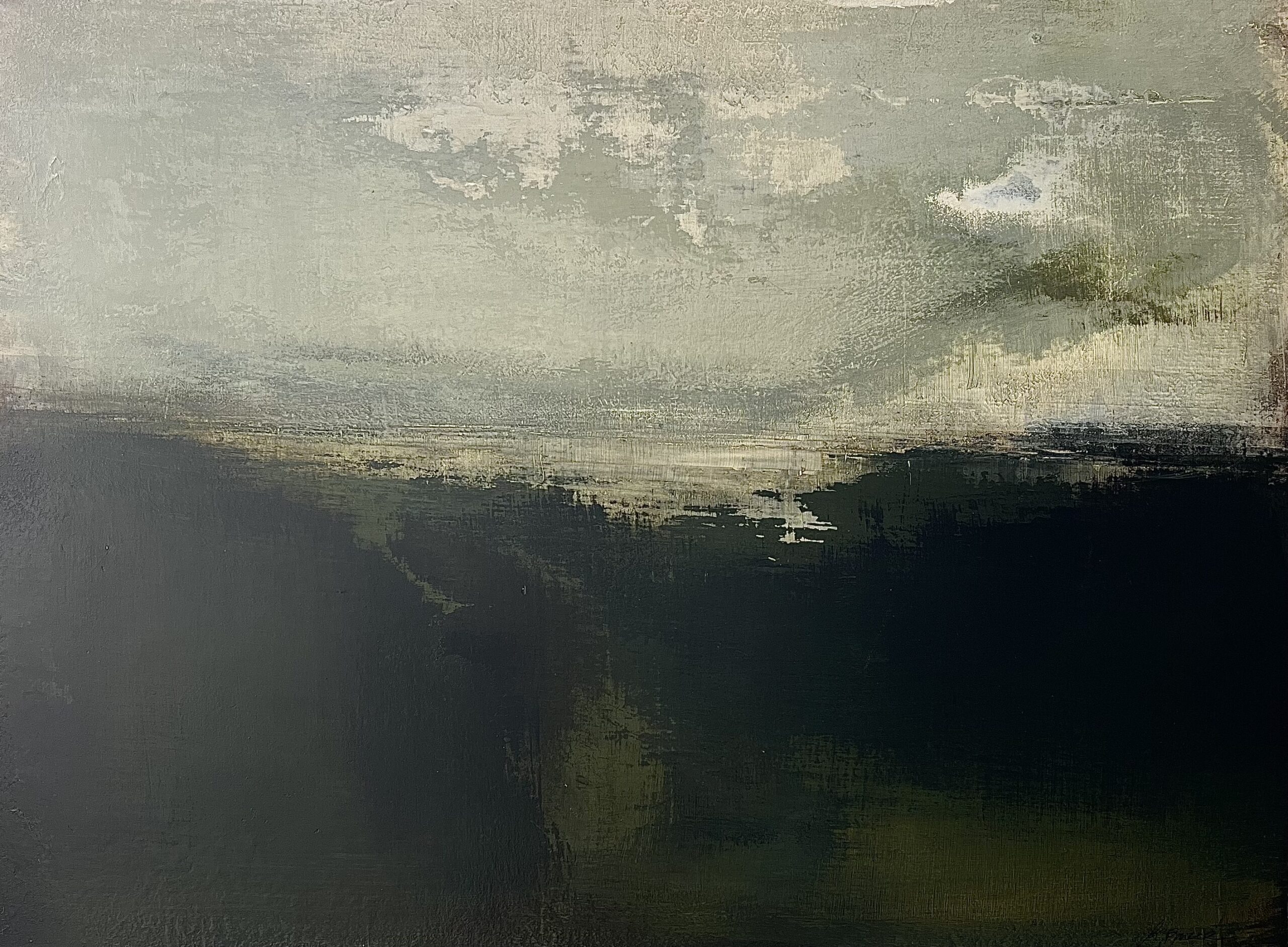 Ken Browne Misty Horizons Mixed Media on Board 60 x 80cm