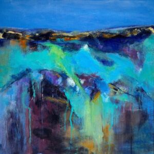 Marian Campbell Hidden Depths Acrylic 75 x 75cm
