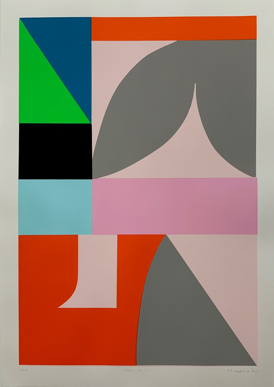 Mary O Connor Cyclical IV Ed 1 of 7 Limited edition silk screen print