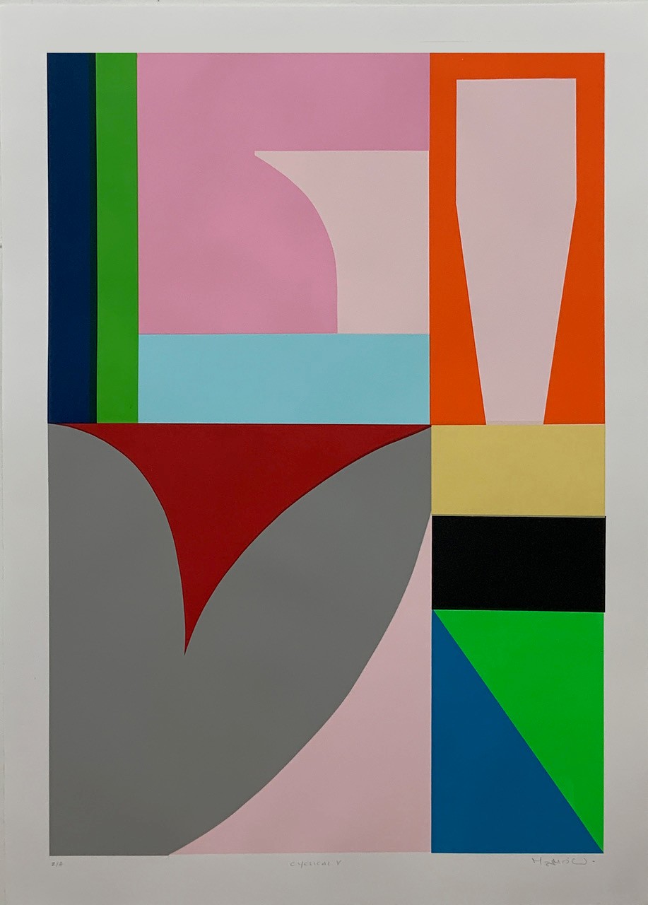 Mary O Connor Cyclical V Ed 1 of 4 Limited edition silk screen print