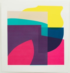 Mary O Connor Edgy VI Limited edition silk screen print Edition 3 of 7 53cm h x 50cm w