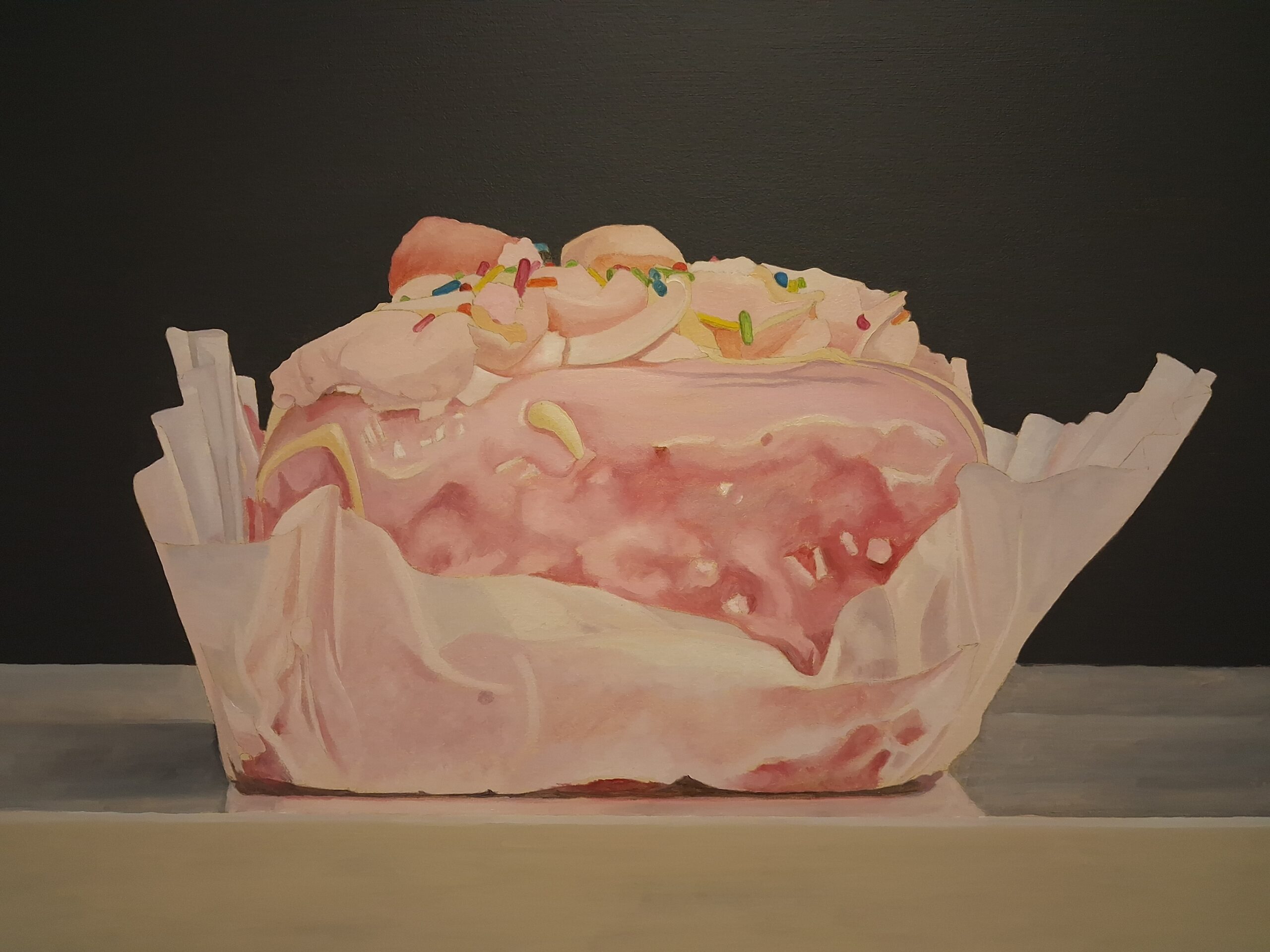 Michael O Leary Would You Fancy That Oil and Acrylic on canvas board 24 x 18in