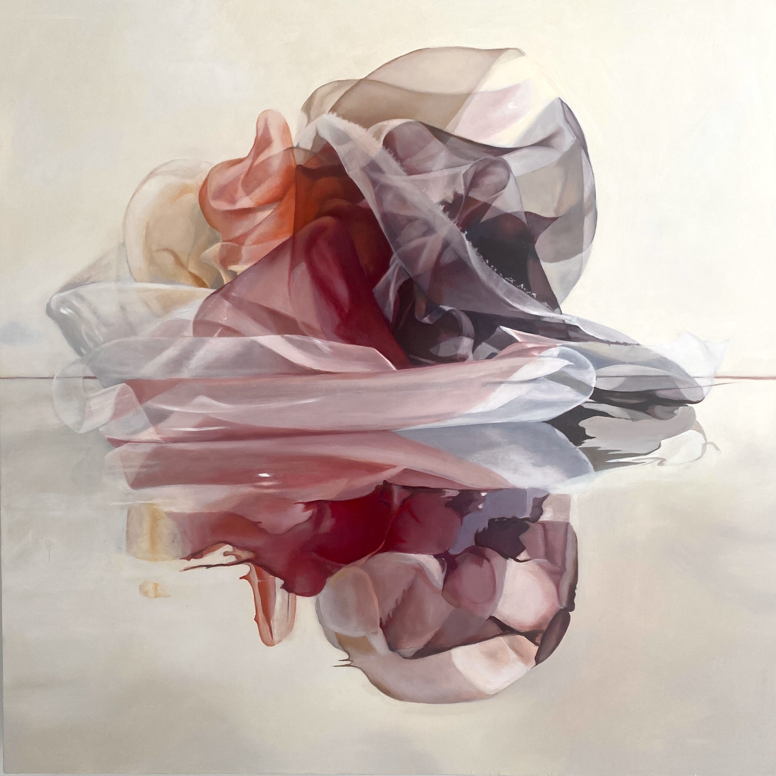 Myra Jago Diaphanous oil on canvas 70x70cm myrajago